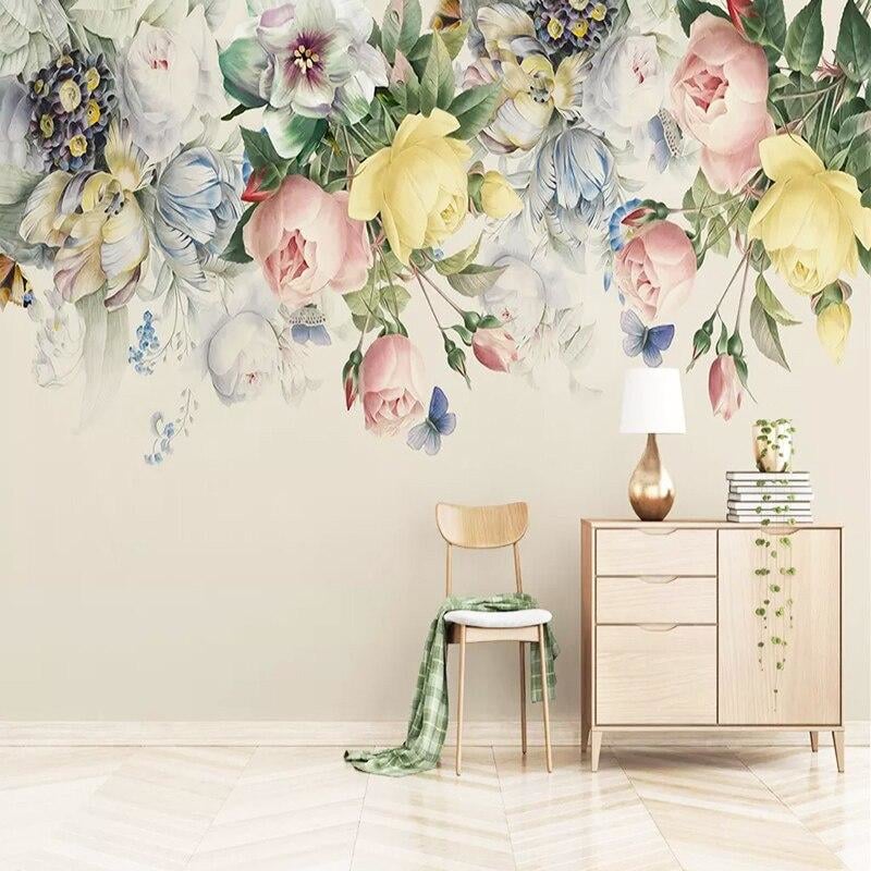 papel pintado de flores 