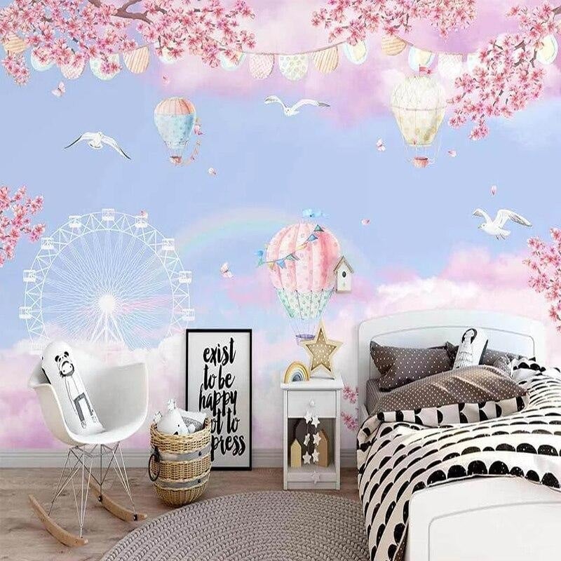 Floral Wallpaper Girl Room