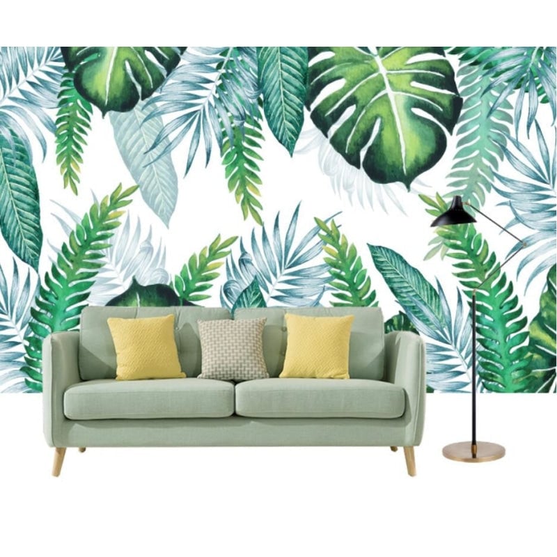 Jungle motif wallpaper