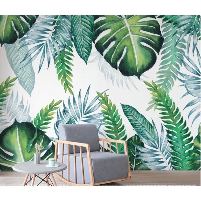 Jungle motif wallpaper