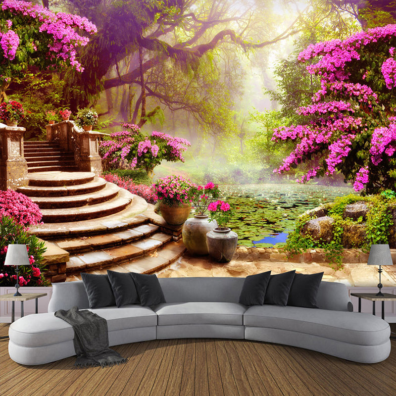 Garden Forest Landscape Wallpaper Mural